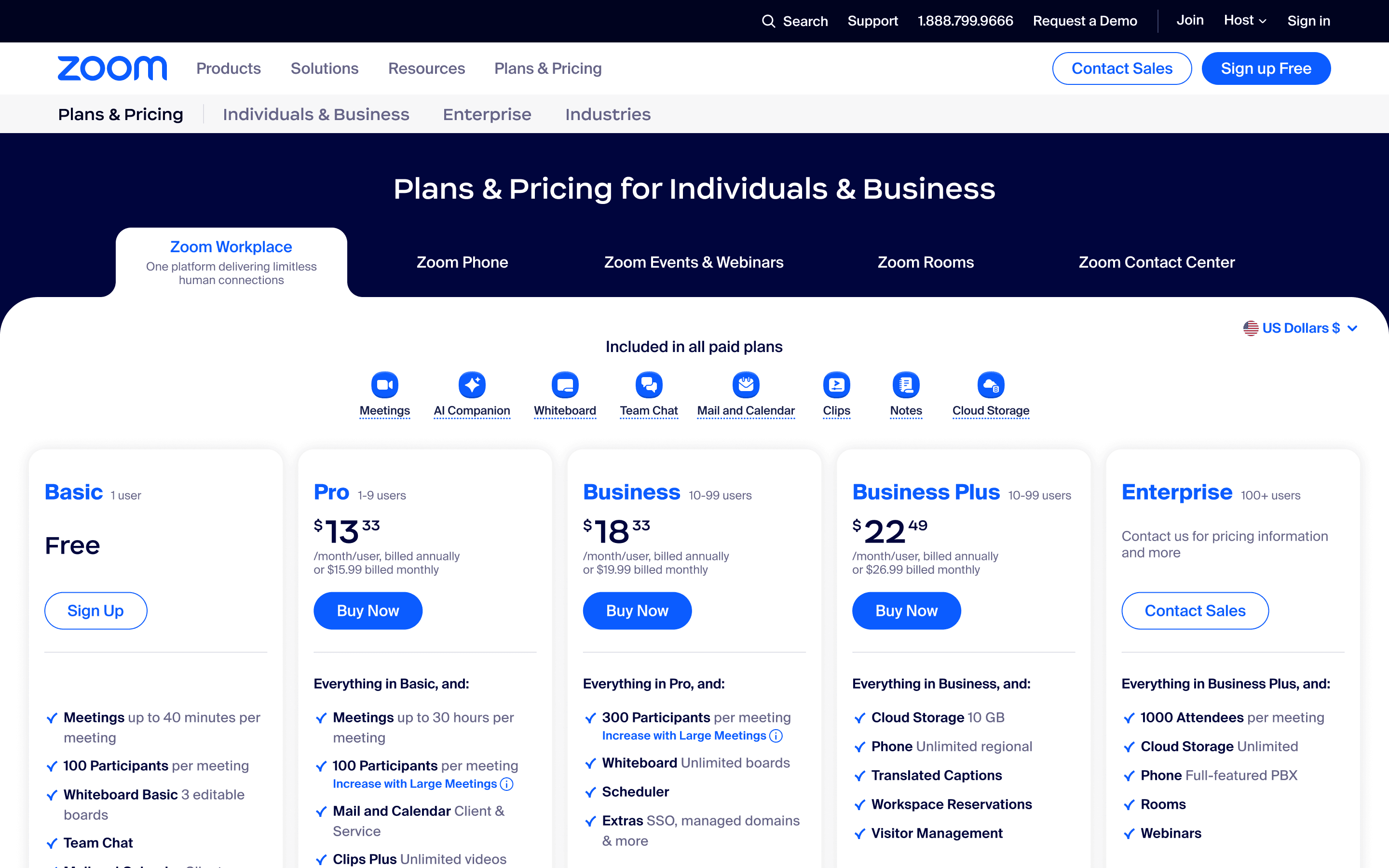 Zoom Subscription Redesign